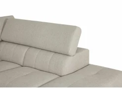 Hoeksalon Oltens 281x228cm - stof - beige met relax