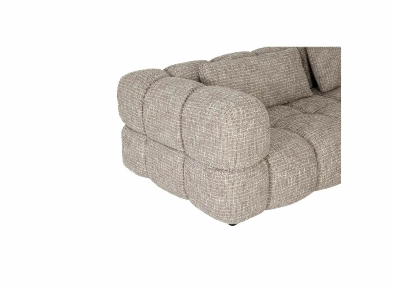 Hoeksalon Parkaway 350x270cm - stof - roze