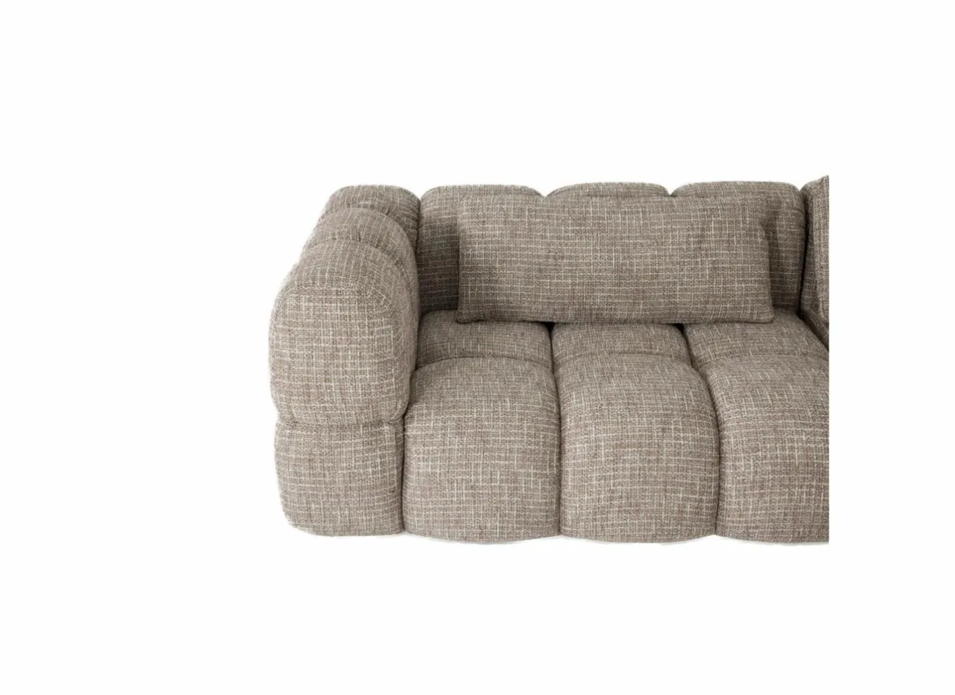 Hoeksalon Parkaway 350x270cm - stof - roze