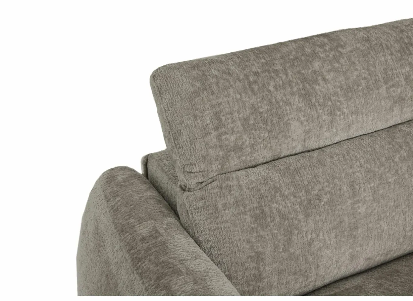 Hoeksalon Roll 329x265cm - stof - turtledove met relax