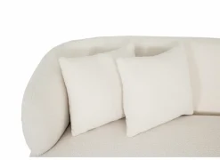 Hoeksalon Rumi 260x163cm - stof - wit