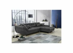 Hoeksalon San Francisco 355x218cm - stof - grijs