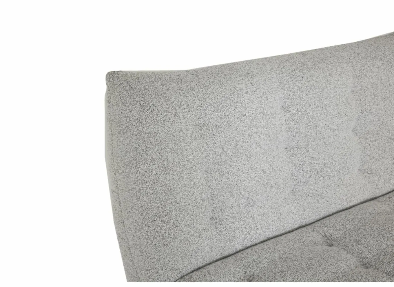 Hoeksalon Schiva 262x173cm - stof - lichtgrijs