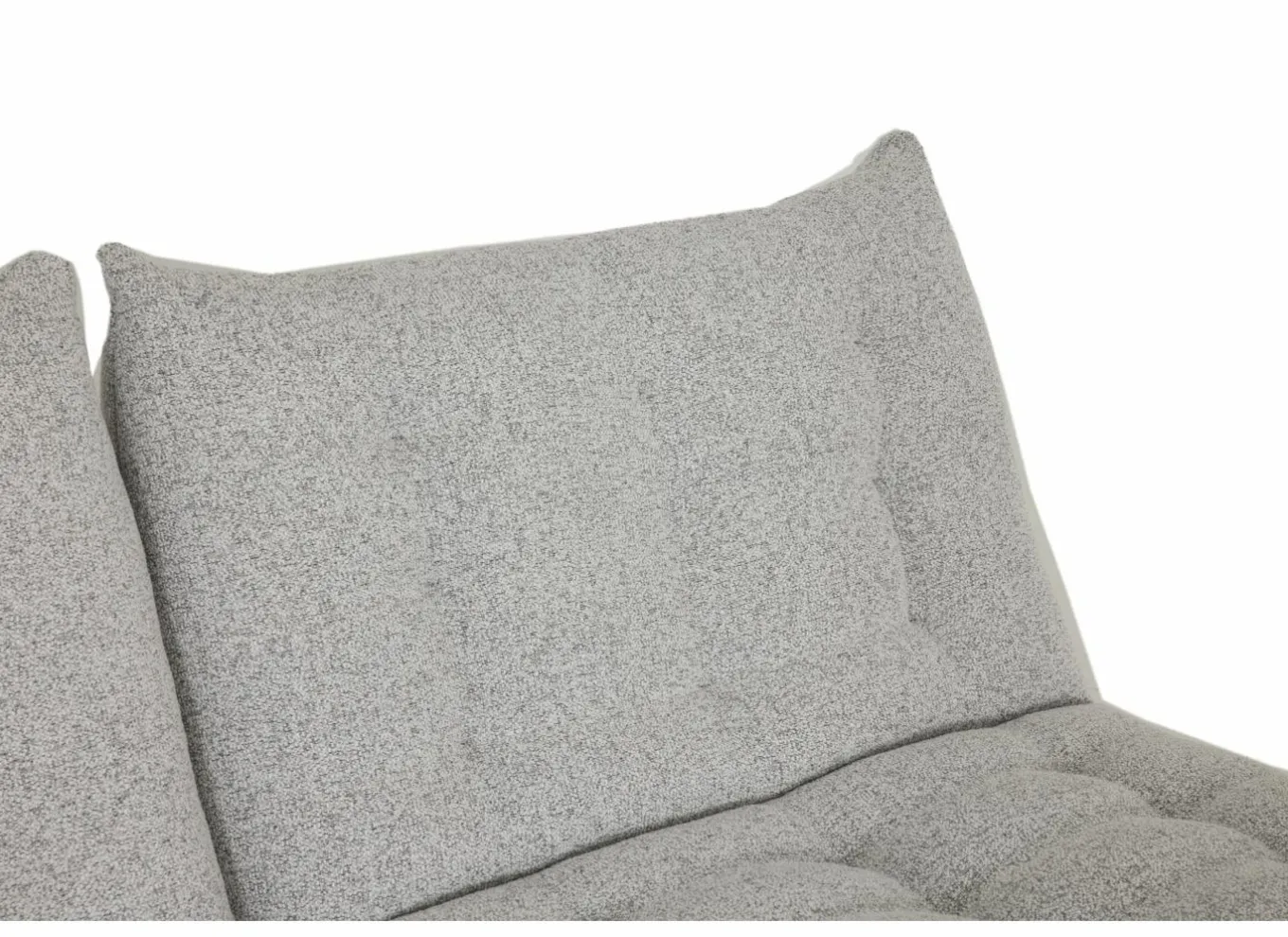 Hoeksalon Schiva 262x173cm - stof - lichtgrijs