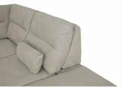 Hoeksalon Sioux 297x260cm - stof - ecru met zitdiepteverstelling