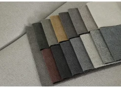 Hoeksalon Sioux 297x260cm - stof - ecru met zitdiepteverstelling