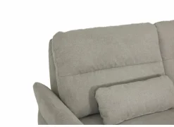 Hoeksalon Sioux 297x260cm - stof - ecru met zitdiepteverstelling