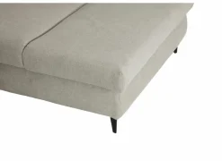 Hoeksalon Sioux 297x260cm - stof - ecru met zitdiepteverstelling