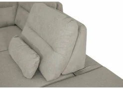 Hoeksalon Sioux 297x260cm - stof - ecru met zitdiepteverstelling