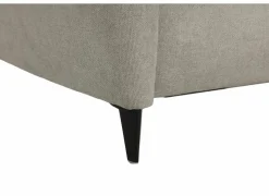 Hoeksalon Sioux 297x260cm - stof - ecru met slaapfunctie & zitdiepteverstelling