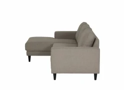 Hoeksalon Sky 243x148,5cm - stof - taupe