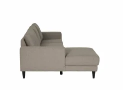 Hoeksalon Sky 243x148,5cm - stof - taupe