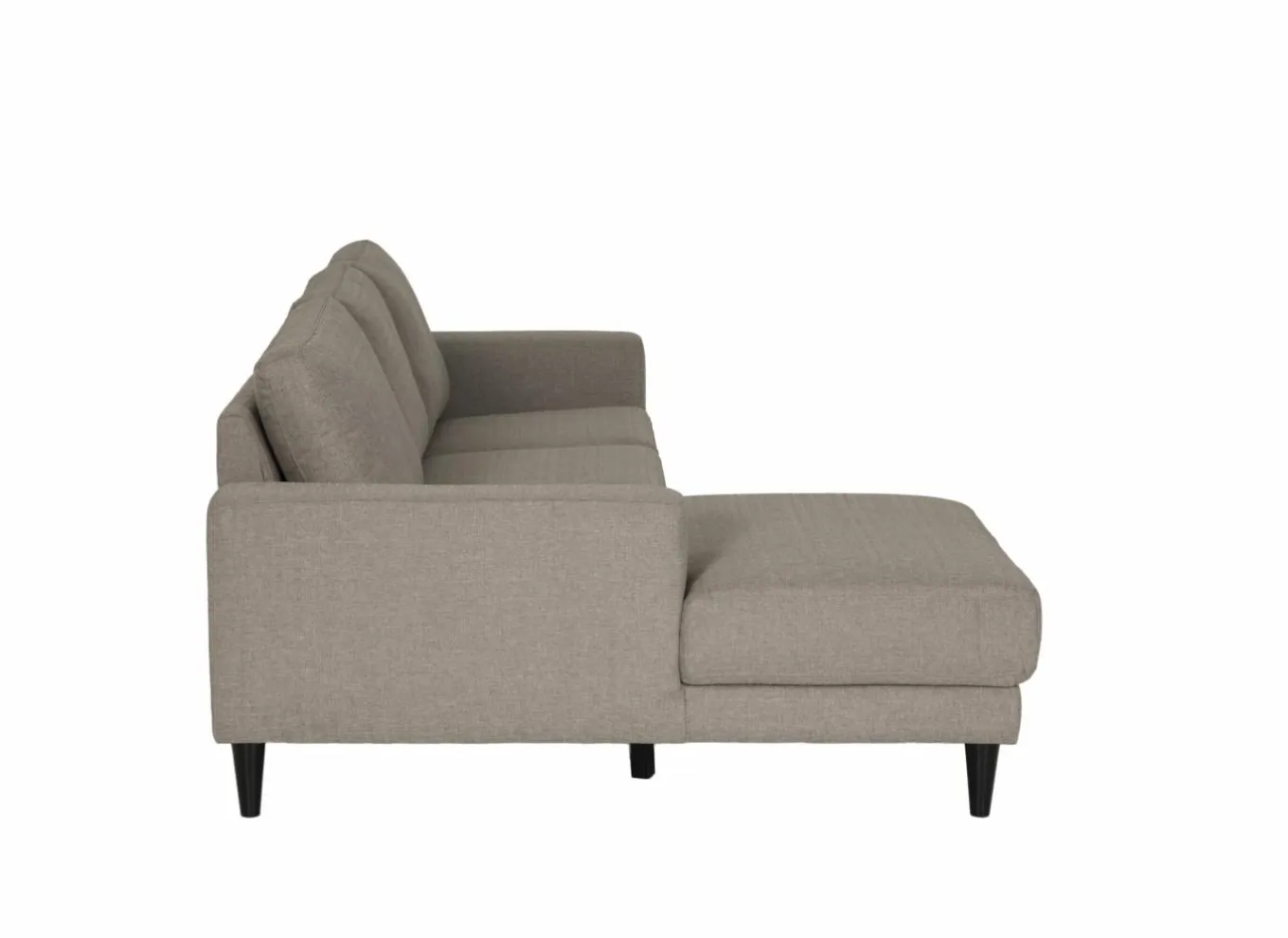 Hoeksalon Sky 243x148,5cm - stof - taupe