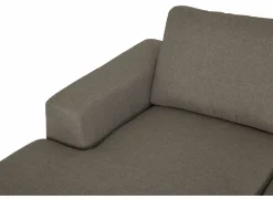 Hoeksalon Sky 243x148,5cm - stof - taupe