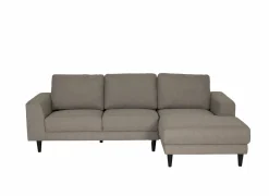 Hoeksalon Sky 243x148,5cm - stof - taupe