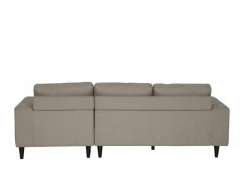 Hoeksalon Sky 243x148,5cm - stof - taupe