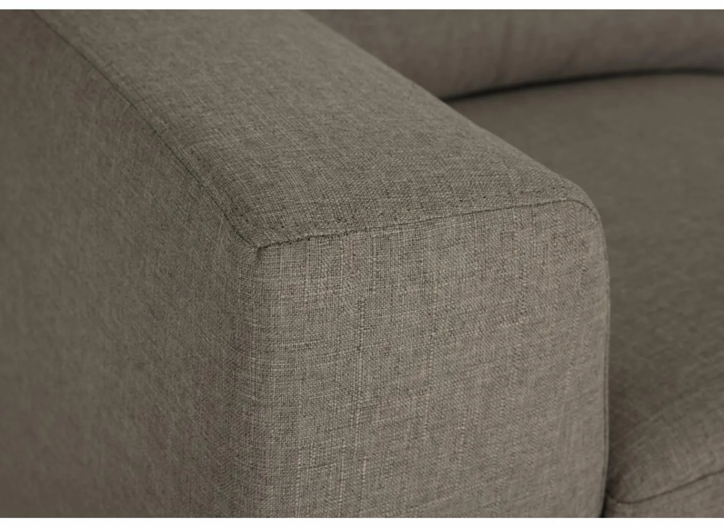 Hoeksalon Sky 243x148,5cm - stof - taupe