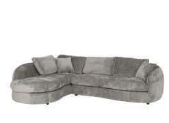 Hoeksalon Space 313x224cm - stof - grijs