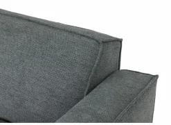 Hoeksalon Sumare 280x182cm - stof - blauw