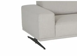 Hoeksalon Sunset 320x247cm - stof - lichtgrijs