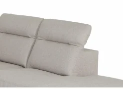 Hoeksalon Sunset 320x247cm - stof - lichtgrijs