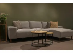 Hoeksalon Switch 280x160cm - stof - greige