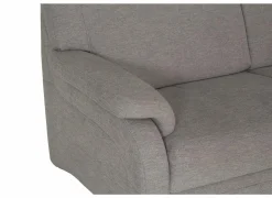 Hoeksalon Toulouse 269x287cm - stof - zilvergrijs