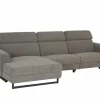 Hoeksalon Vaucluse 314x160cm - stof - taupe met relax