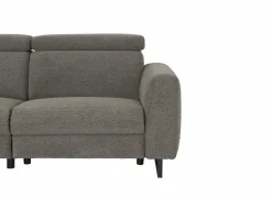 Hoeksalon Vaucluse 314x160cm - stof - taupe met relax