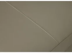 Hoeksalon Walk 380x303cm - leder - grijs met relax