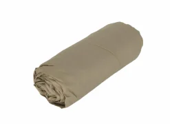 Hoeslaken Arya 160x200cm - katoen - mastiek