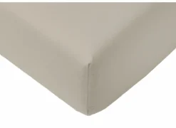 Hoeslaken Arya 140x200cm - katoen - zand