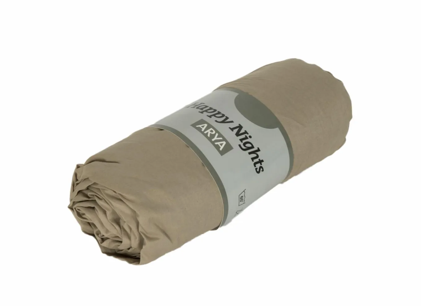 Hoeslaken Arya 140x200cm - katoen - mastiek