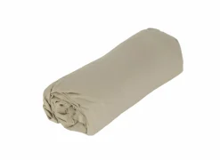 Hoeslaken Arya 160x200cm - katoen - zand