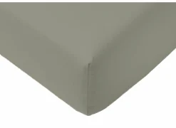 Hoeslaken Arya 140x200cm - katoen - olijf