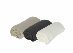 Hoeslaken Lauren 90x200cm - jersey katoen - antraciet