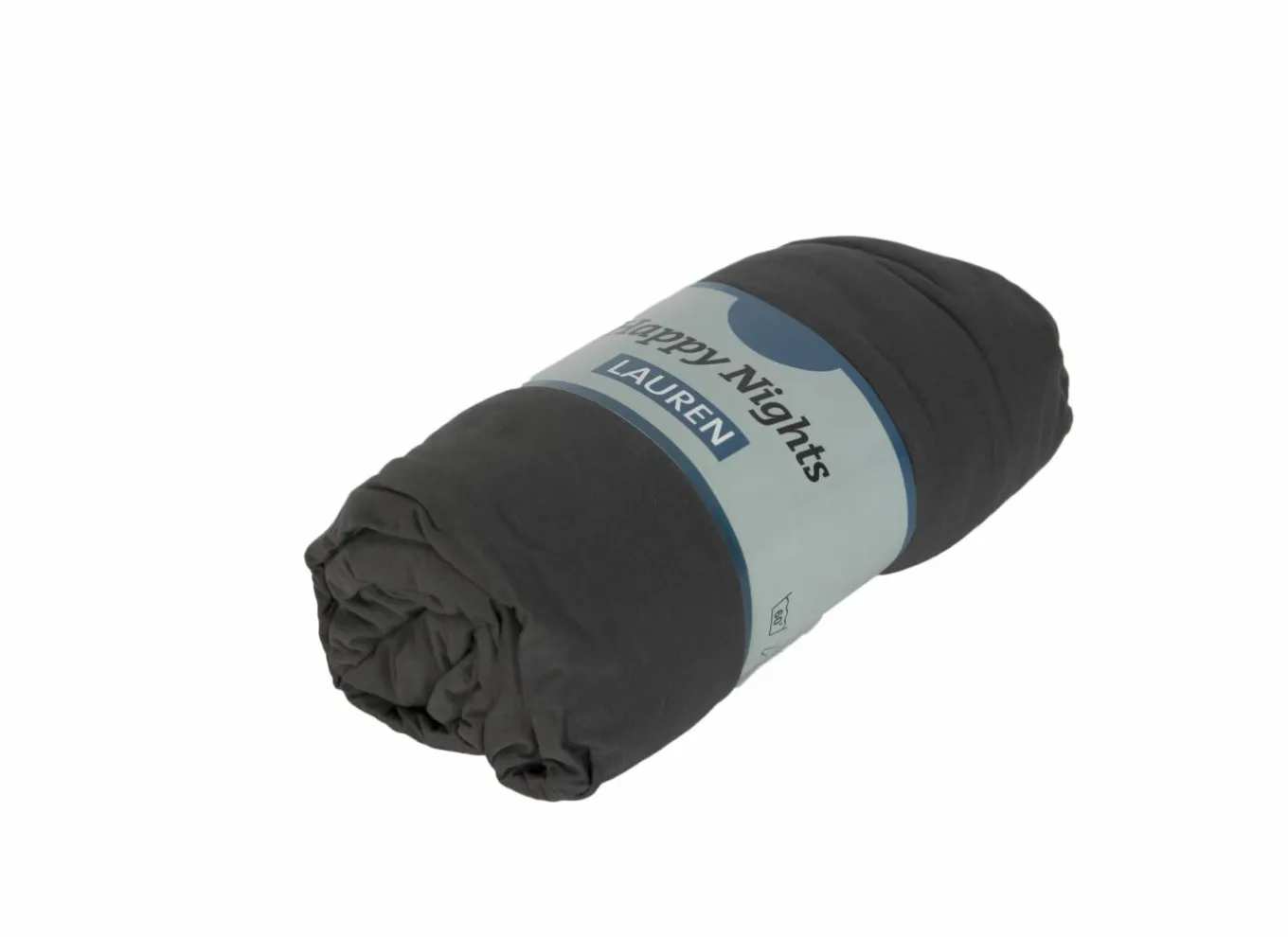 Hoeslaken Lauren 160x200cm - jersey katoen - antraciet