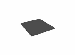 Hoeslaken topper 180x200/200x220cm katoen antraciet