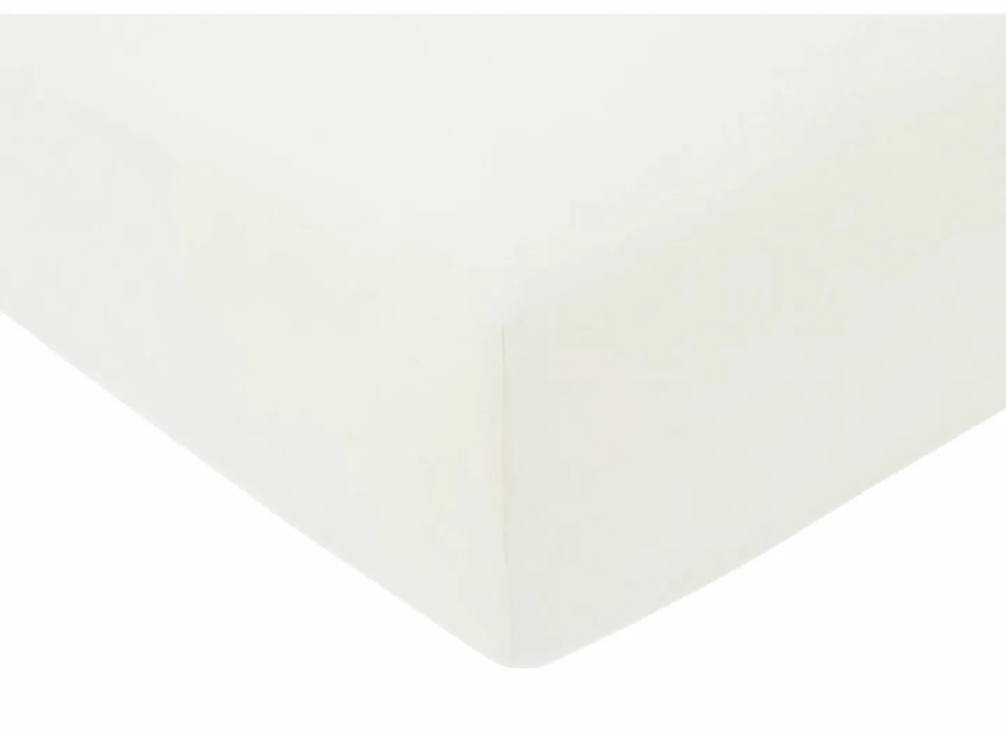 Hoeslaken Venturo 180x200cm - flanel - wit