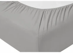 Hoeslaken Venturo 90x200cm - flanel - grijs