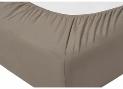 Hoeslaken Venturo 90x200cm - flanel - taupe