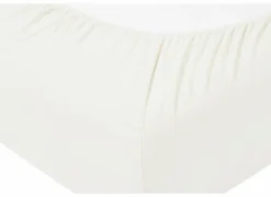 Hoeslaken Venturo 90x200cm - flanel - wit