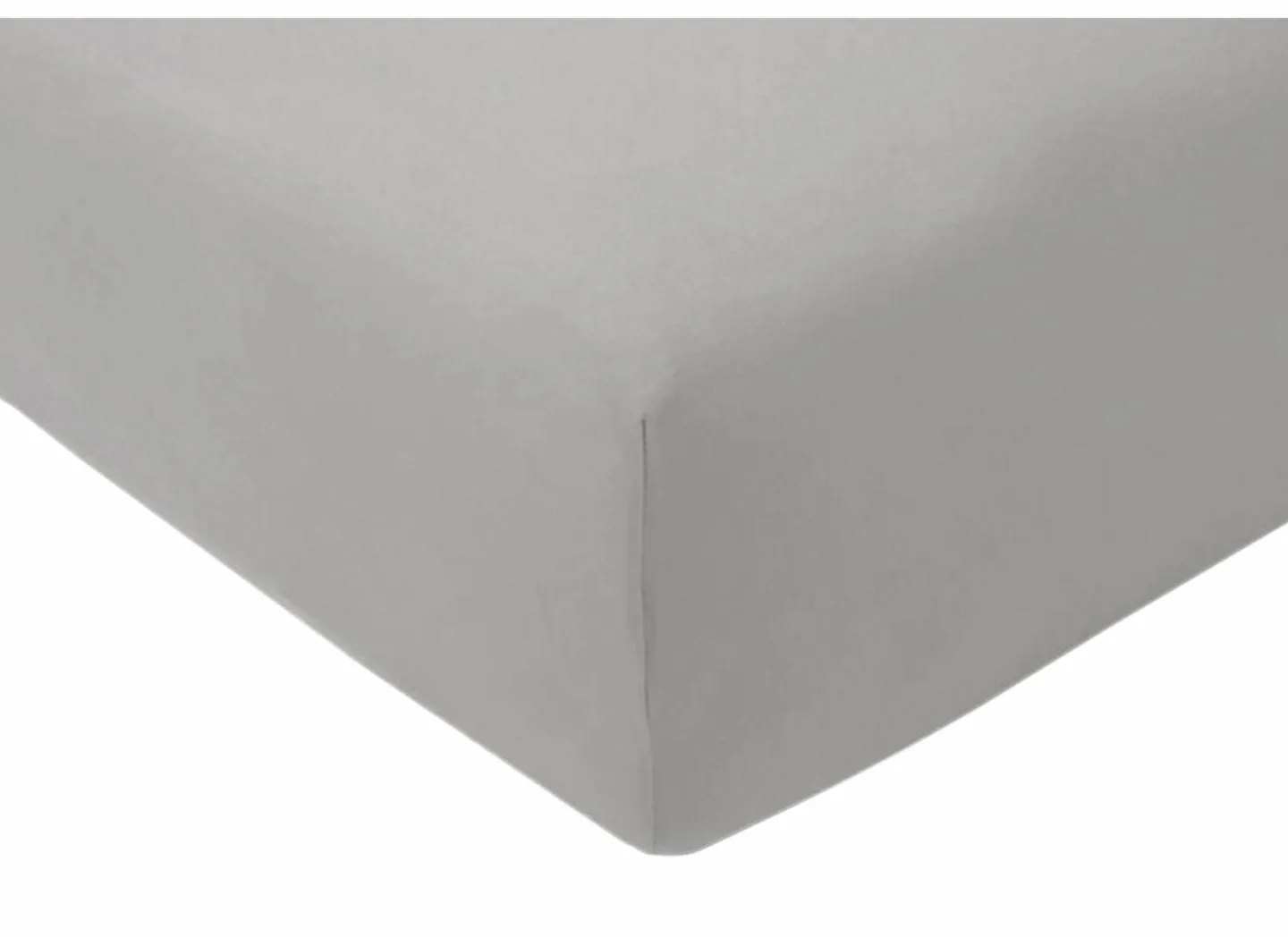 Hoeslaken Venturo 160x200cm - flanel - grijs