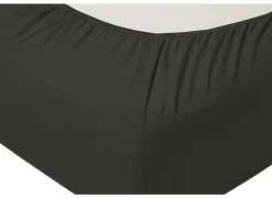 Hoeslaken Venturo 90x200cm - flanel - antraciet