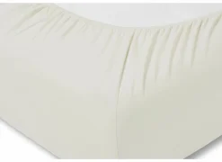 Hoeslaken Venturo 140x200cm - flanel - ivoor
