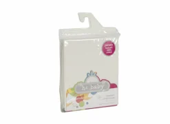 Hoeslaken 60x120cm - jersey katoen - ivoor