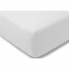 Hoeslaken 90/120x190/220cm jersey katoen wit