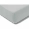 Hoeslaken 140/160x200/220cm jersey katoen lichtgrijs