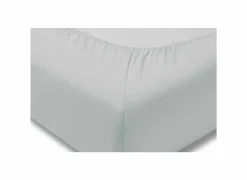 Hoeslaken 140/160x200/220cm jersey katoen lichtgrijs