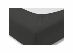 Hoeslaken 90/120x200/220cm jersey katoen antraciet